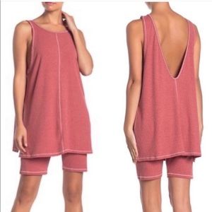 Free People Pink Pajama Set
